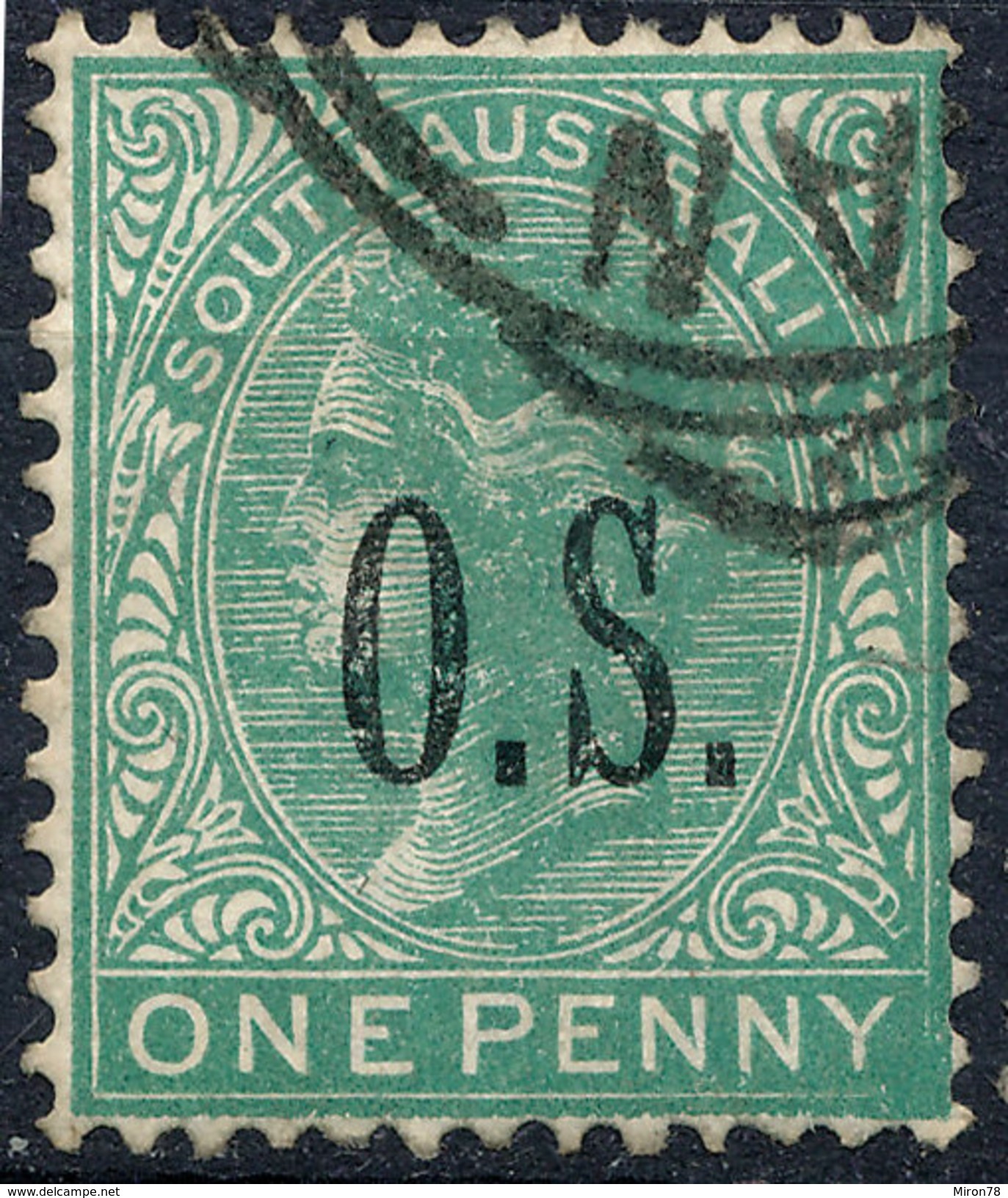 Stamp SOUTH AUSTRALIA Queen Victoria 1p Used Lot#8 - Oblitérés