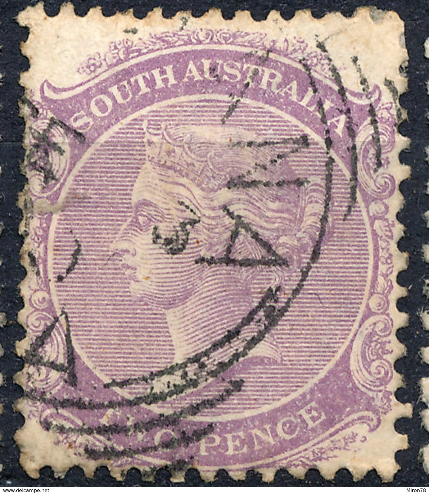 Stamp SOUTH AUSTRALIA Queen Victoria 2p Used Lot#18 - Oblitérés