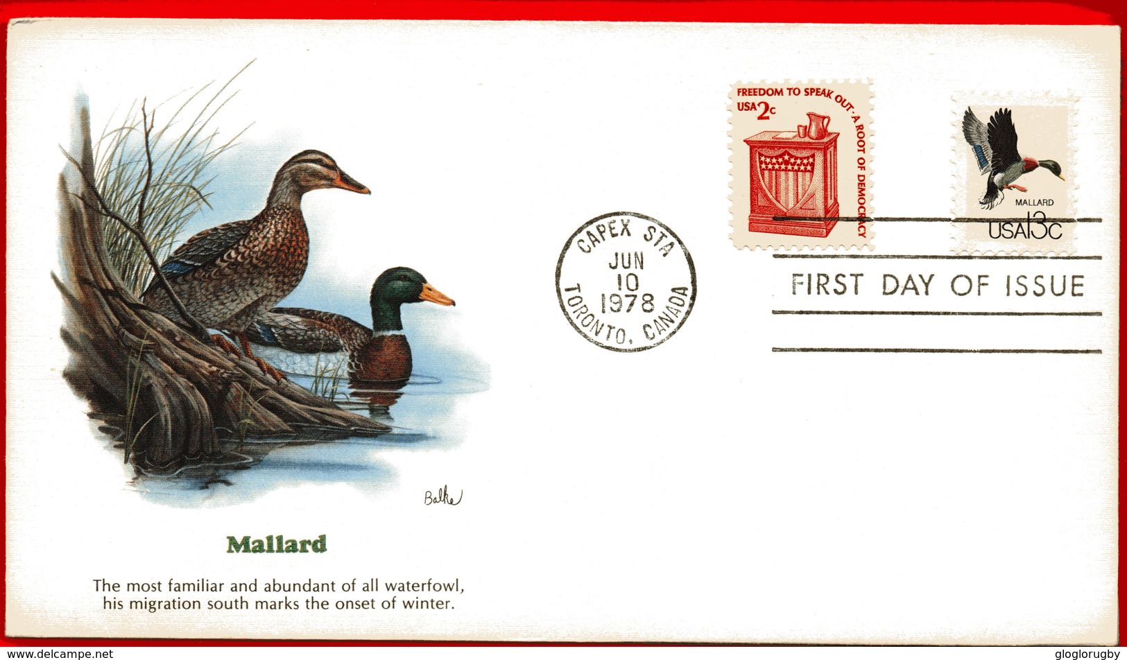 FDC LE MALLARD - Entenvögel