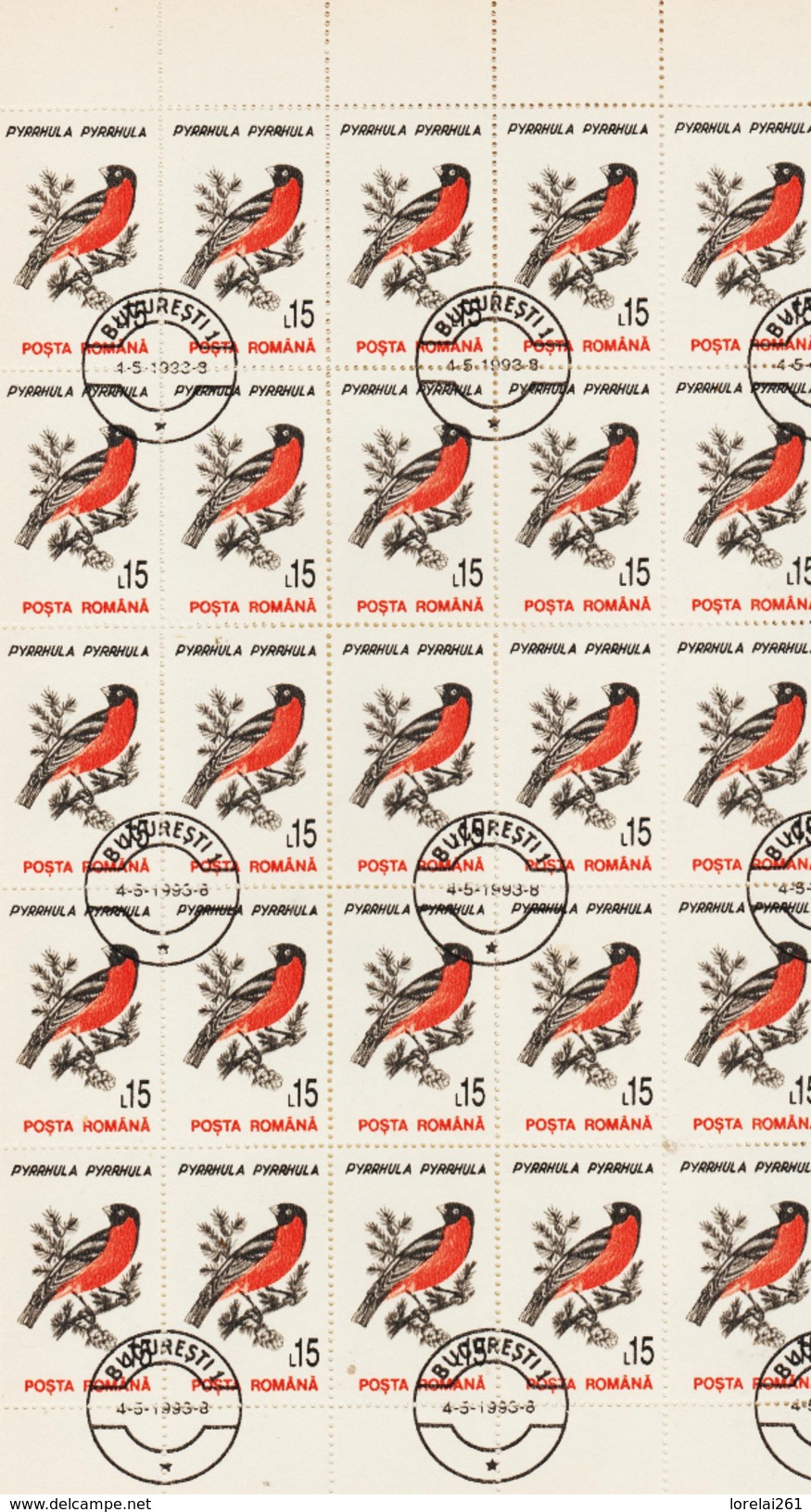 1993 - FAUNA Mi No 4875/4884 FULL X 50 - Ganze Bögen