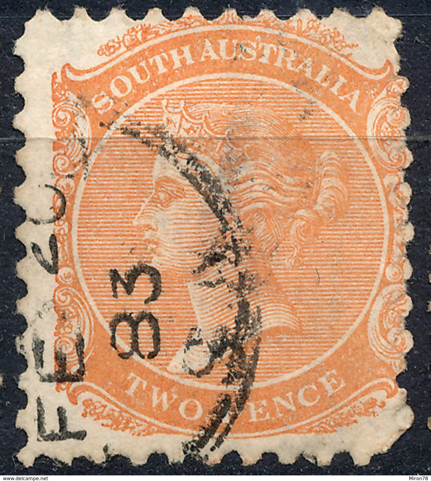 Stamp SOUTH AUSTRALIA Queen Victoria 2p Used Lot#25 - Oblitérés