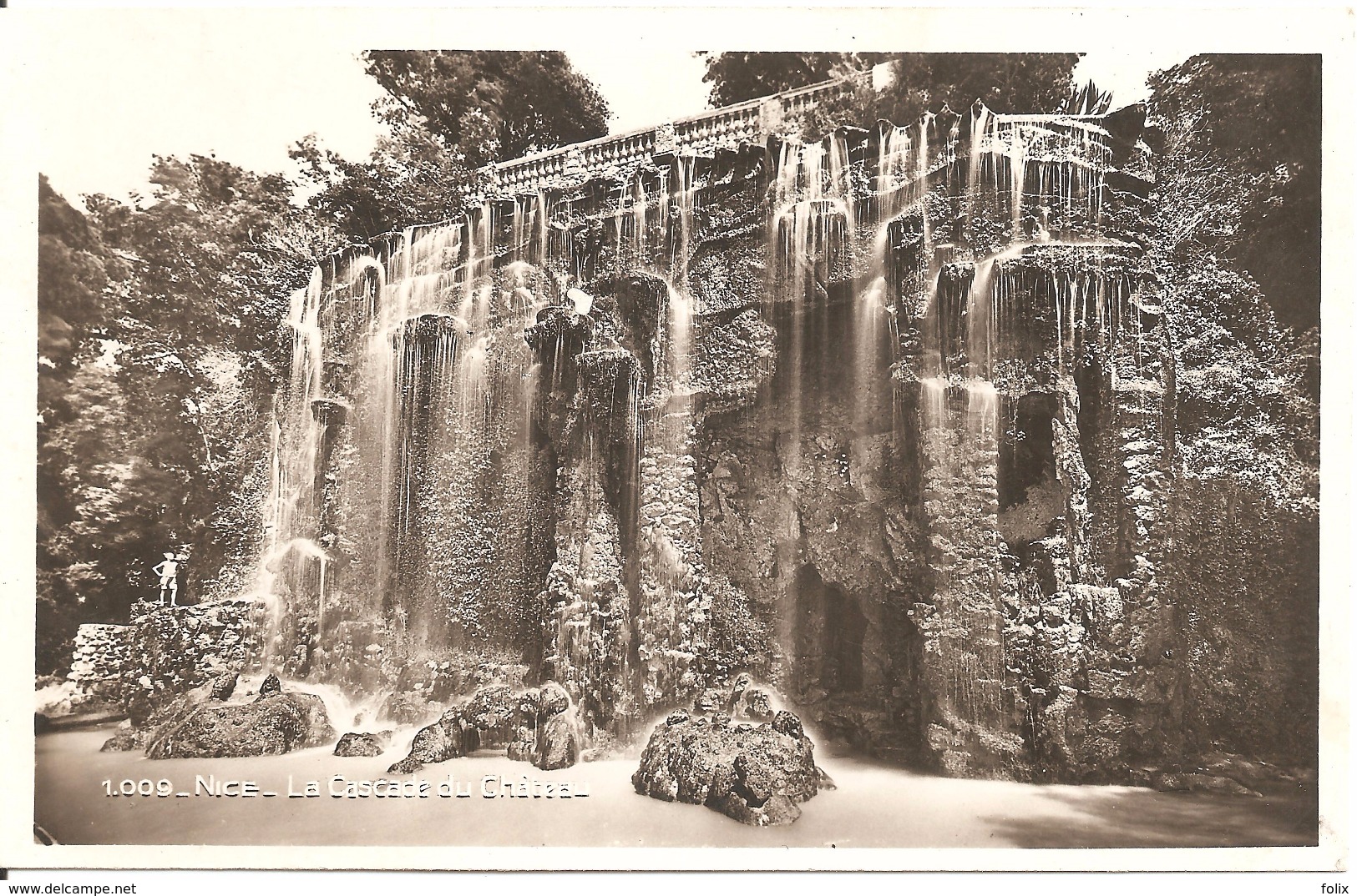 Nice - La Cascade Du Château - Carte Photo état Neuf - Monuments, édifices