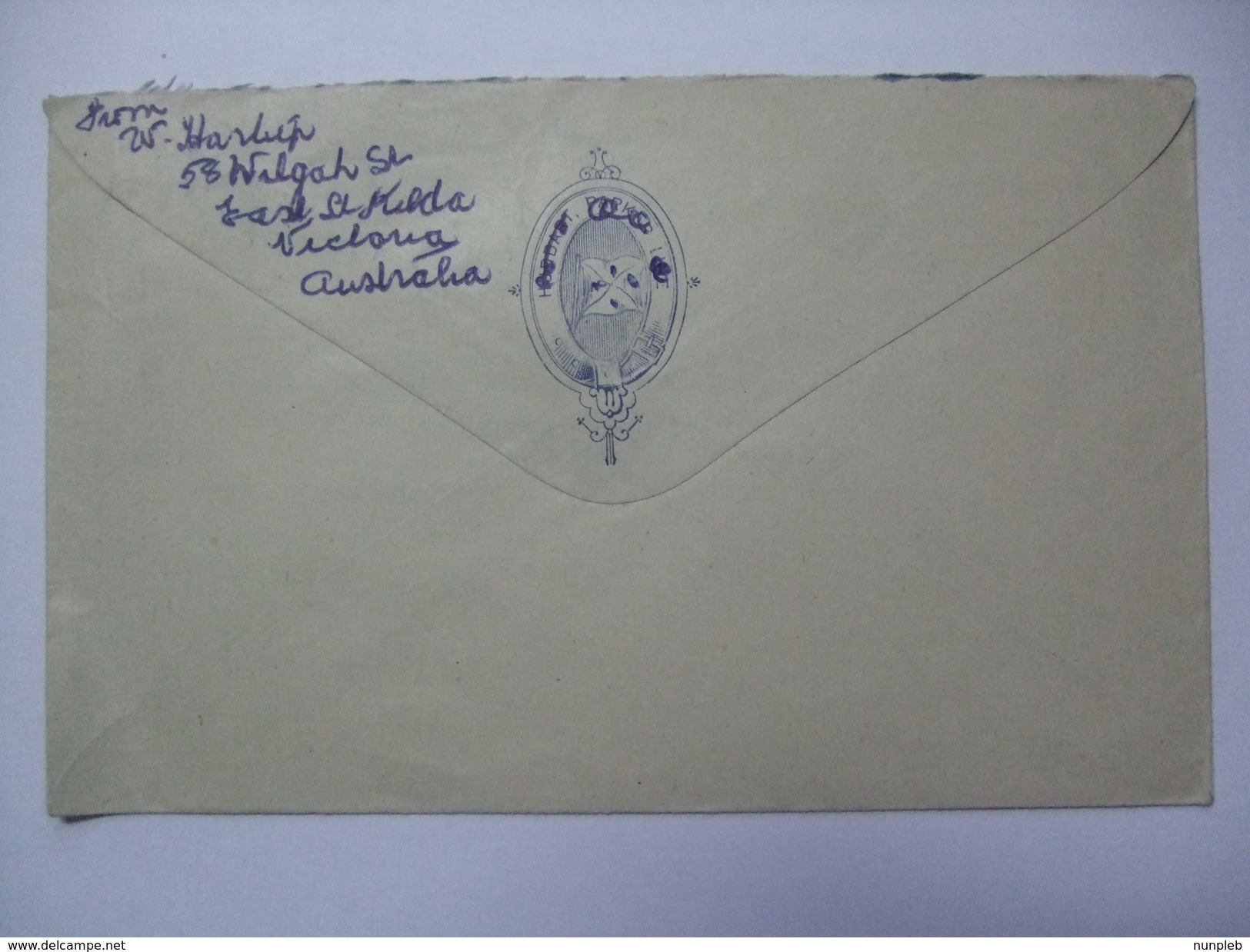 AUSTRALIA GEORGE VI 1952 41/2d & 51/2d FDC SENT TO ENGLAND - Huddart Parker Line Envelope - Storia Postale