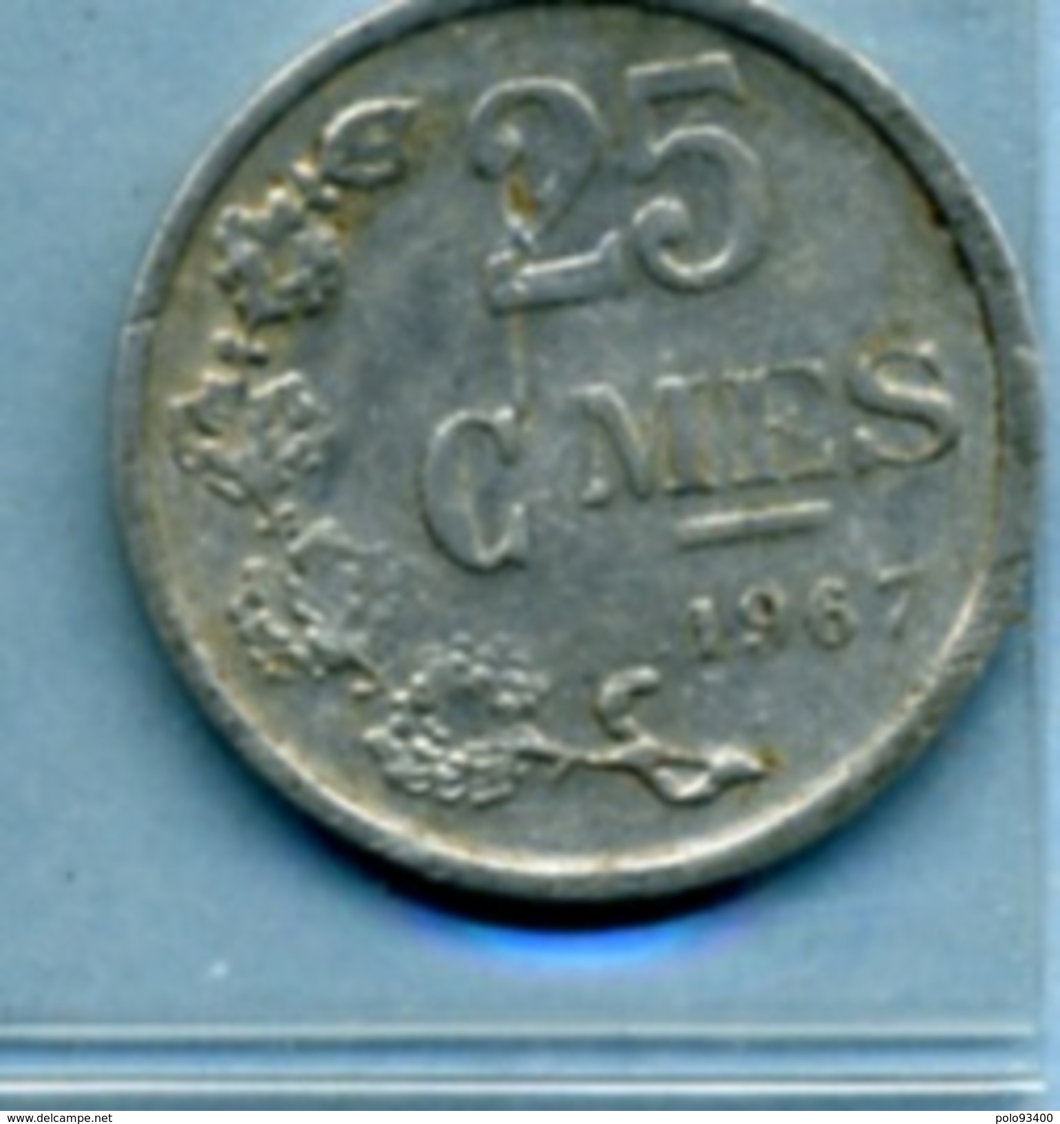 1967  25 CENTIMES - Luxembourg