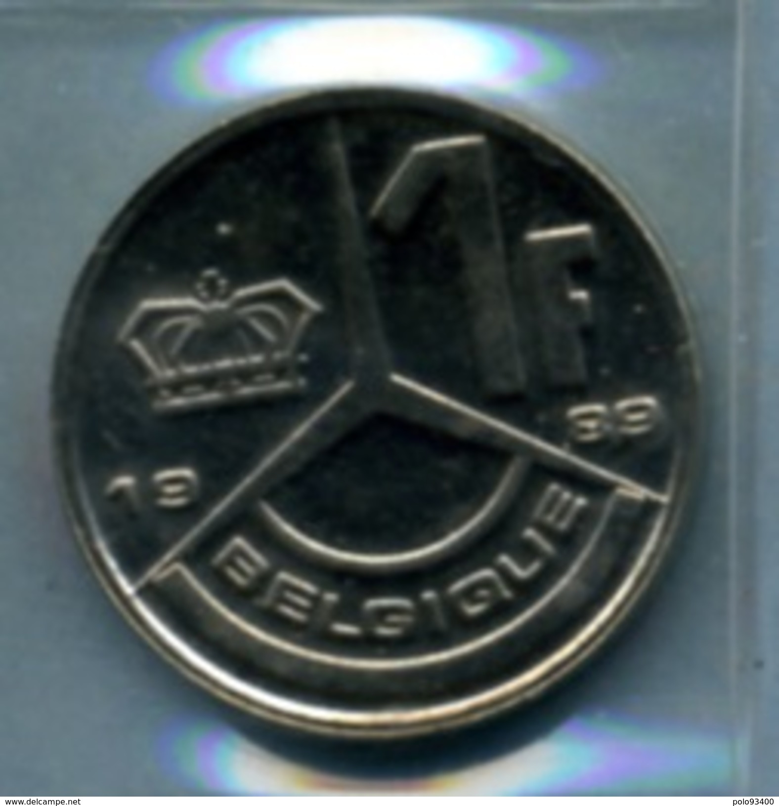 1989  1 FRANC BELGIQUE - 1 Franc