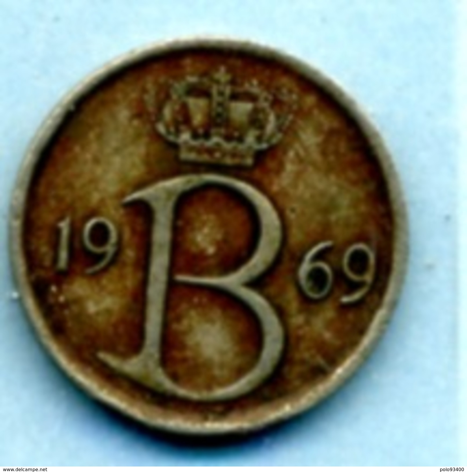 1969  25 CENTIMES  BELGIQUE - 25 Cent