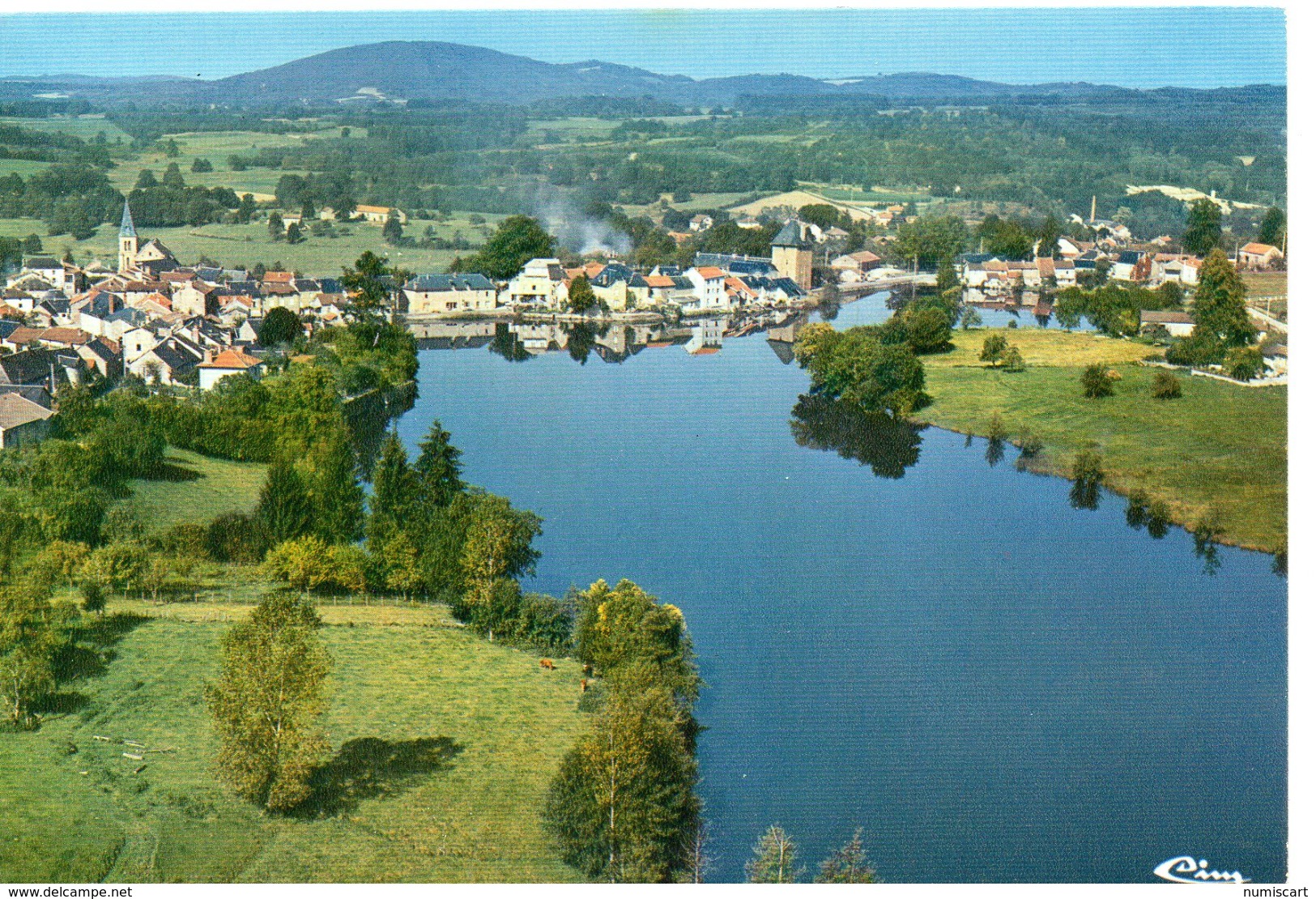 Peyrat-le-Château.. Belle Vue Aérienne Du Village - Other & Unclassified