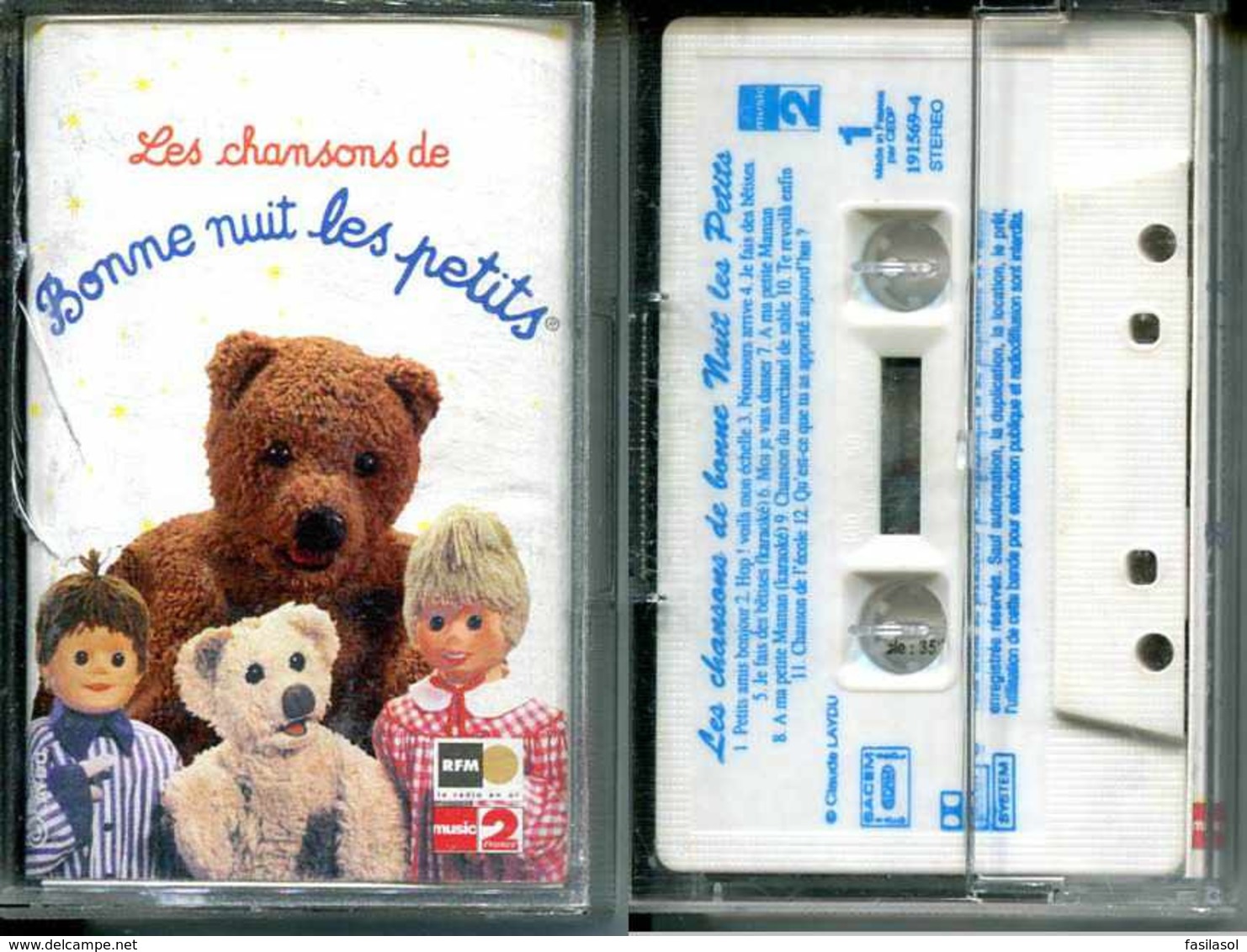 Bonne Nuit Les Petits : Poupées Tissu Nicolas Et Pimprenelle Et Ours Peluche Oscar (30cm) + CD Promo + K7 Vidéo+K7 Audio - Sonstige & Ohne Zuordnung