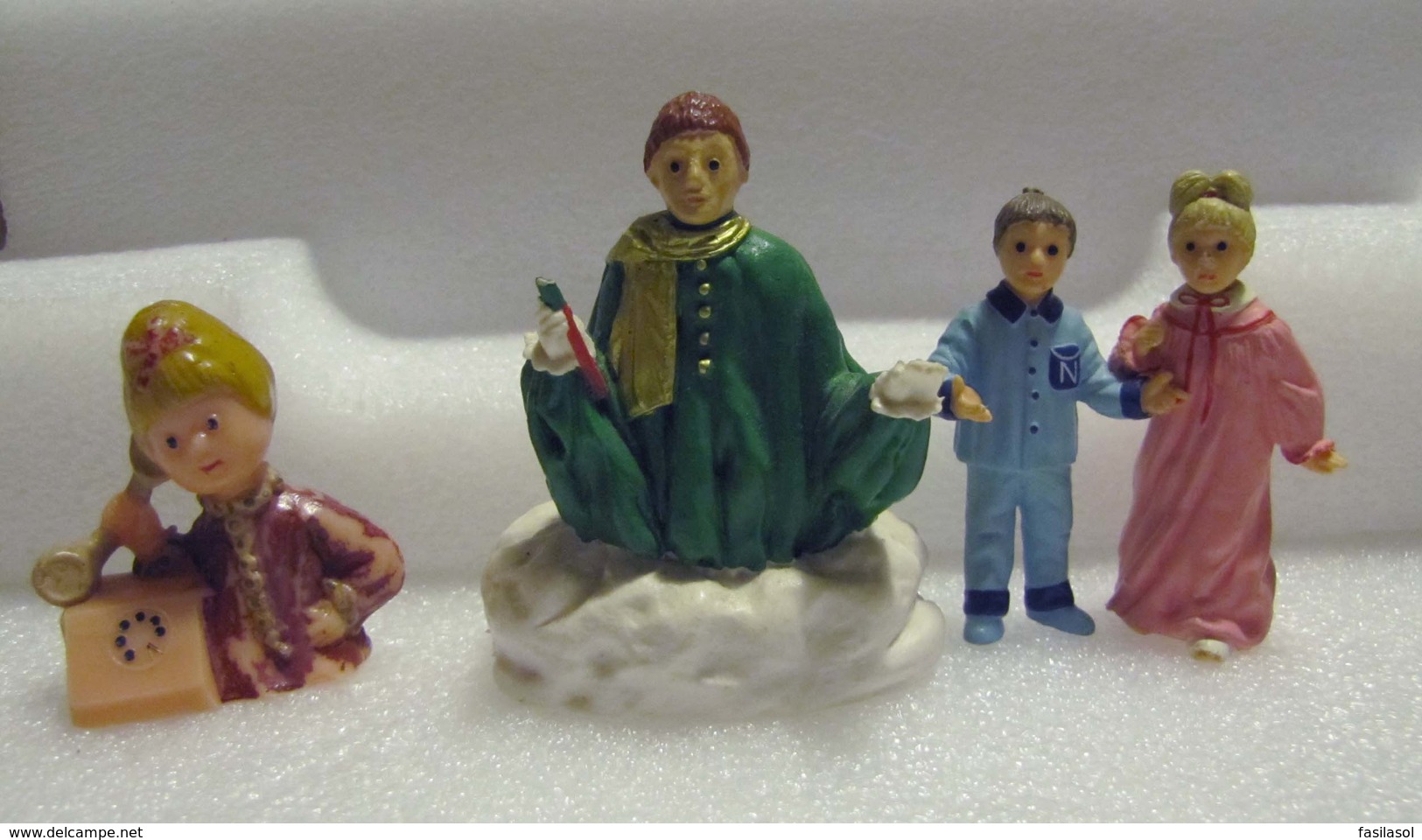 Bonne Nuit Les Petits : 4 Figurines Nicolas Et Pimprenelle &ndash; Le Marchand De Sable - Other & Unclassified