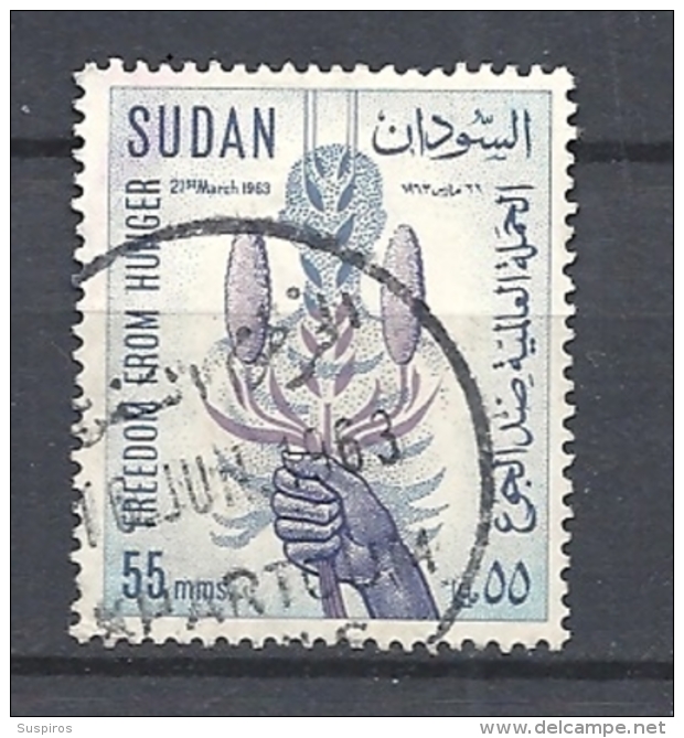 SUDAN   1963 Freedom From Hunger USED - Sudan (1954-...)