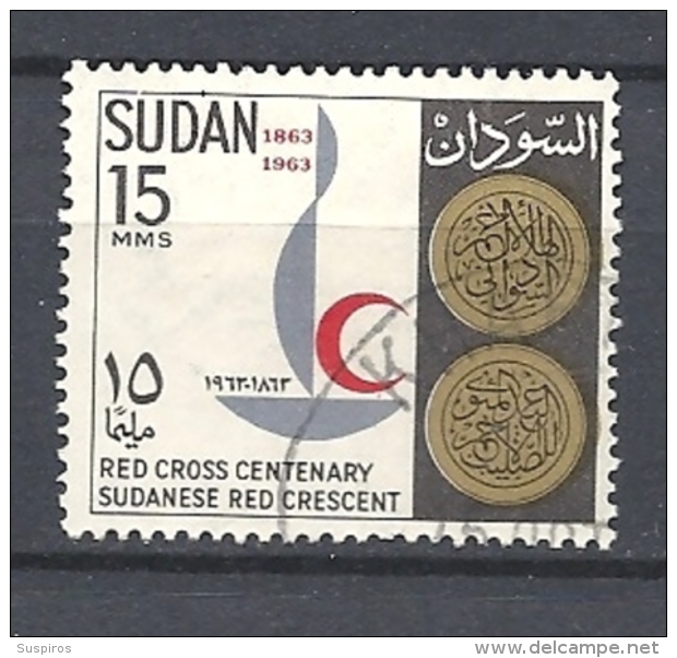 SUDAN   1963 The 100th Anniversary Of International Red Cross    USED - Sudan (1954-...)