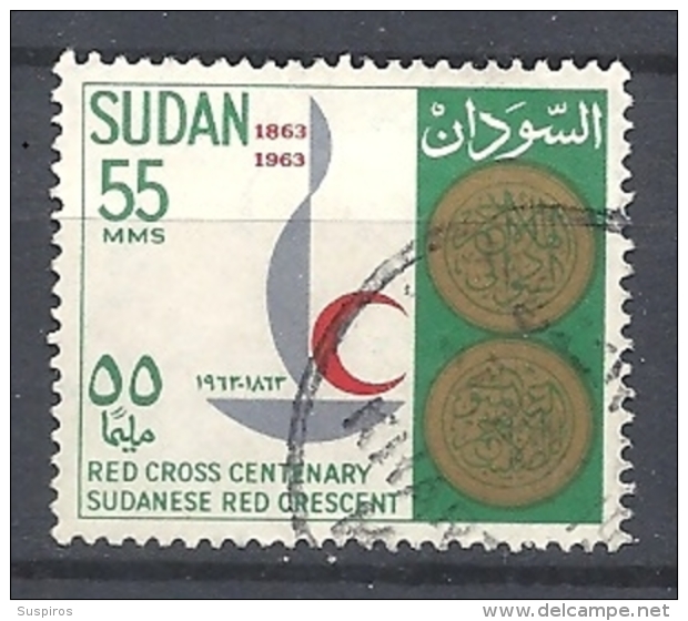 SUDAN   1963 The 100th Anniversary Of International Red Cross    USED - Soedan (1954-...)