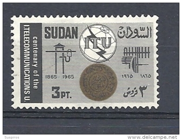 SUDAN   1965 The 100th Anniversary Of I.T.U. HINGED SET - Sudan (1954-...)