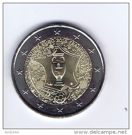 Francia - 2 Euro Commemorativo 2016 - Europei Di Calcio - Frankreich