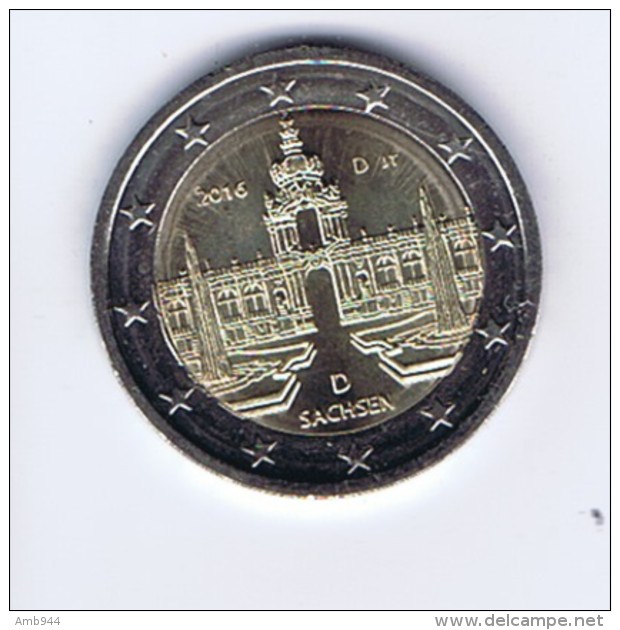 Germania - 2 Euro Commemorativo 2016 - Zecca D - Deutschland