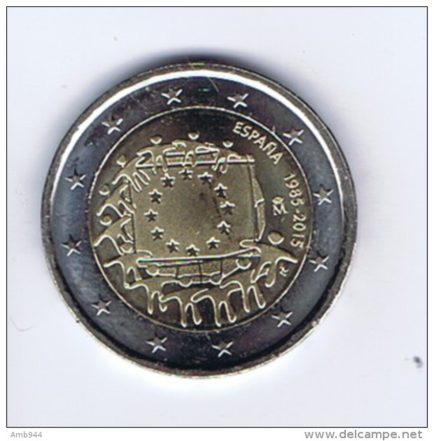 Spagna - 2 Euro Commemorativo 2015 - Bandiera Europea - Spagna