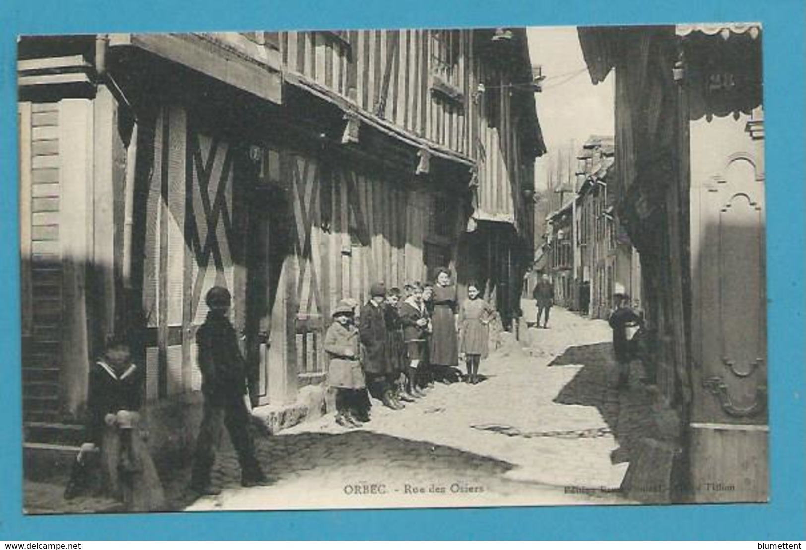 CPA Rue Des Osiers ORBEC 14 - Orbec