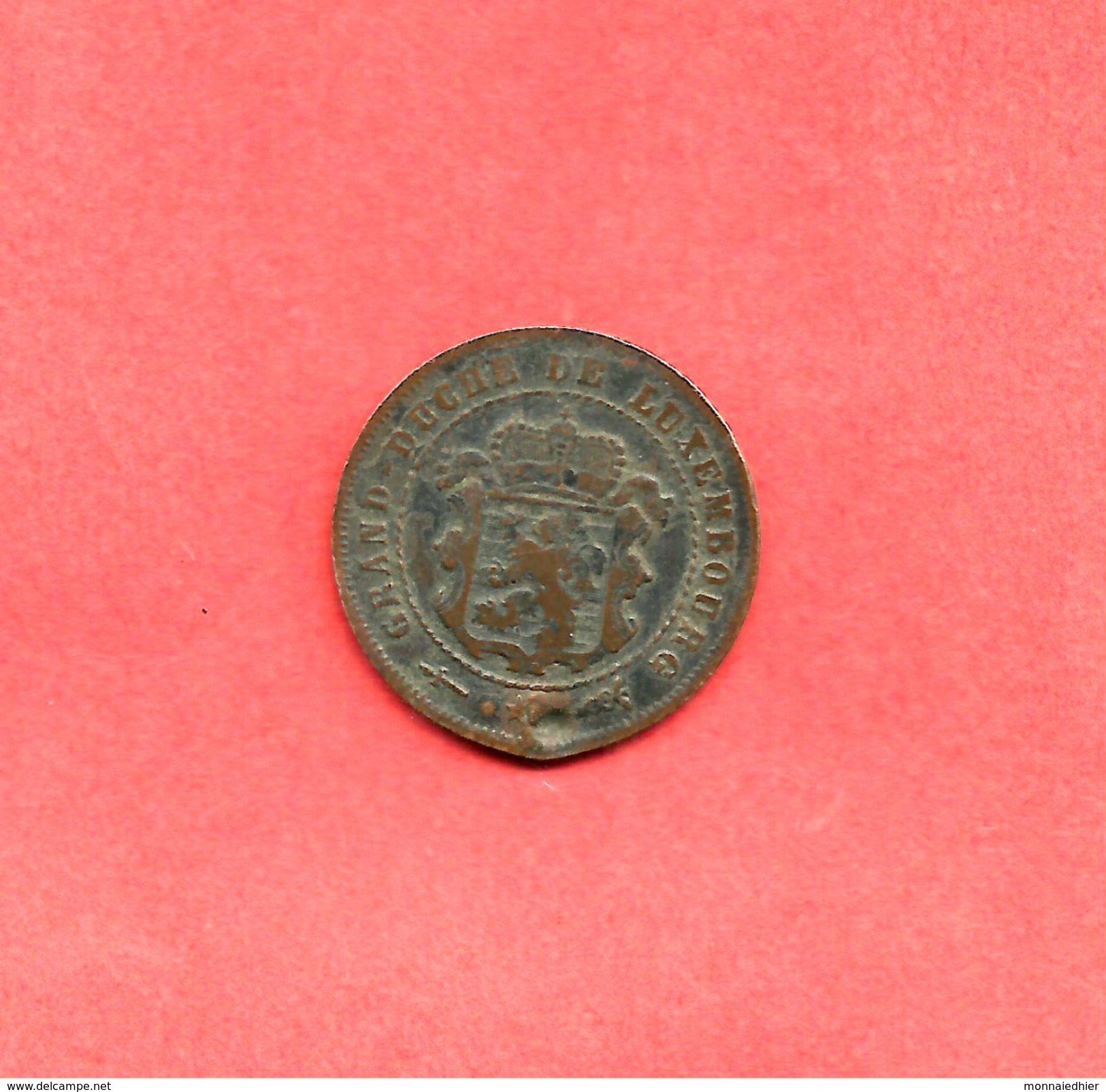 2 1/2 Centimes , LUXEMBOURG , Bronze , 1870 , N° KM # 21 - Luxembourg