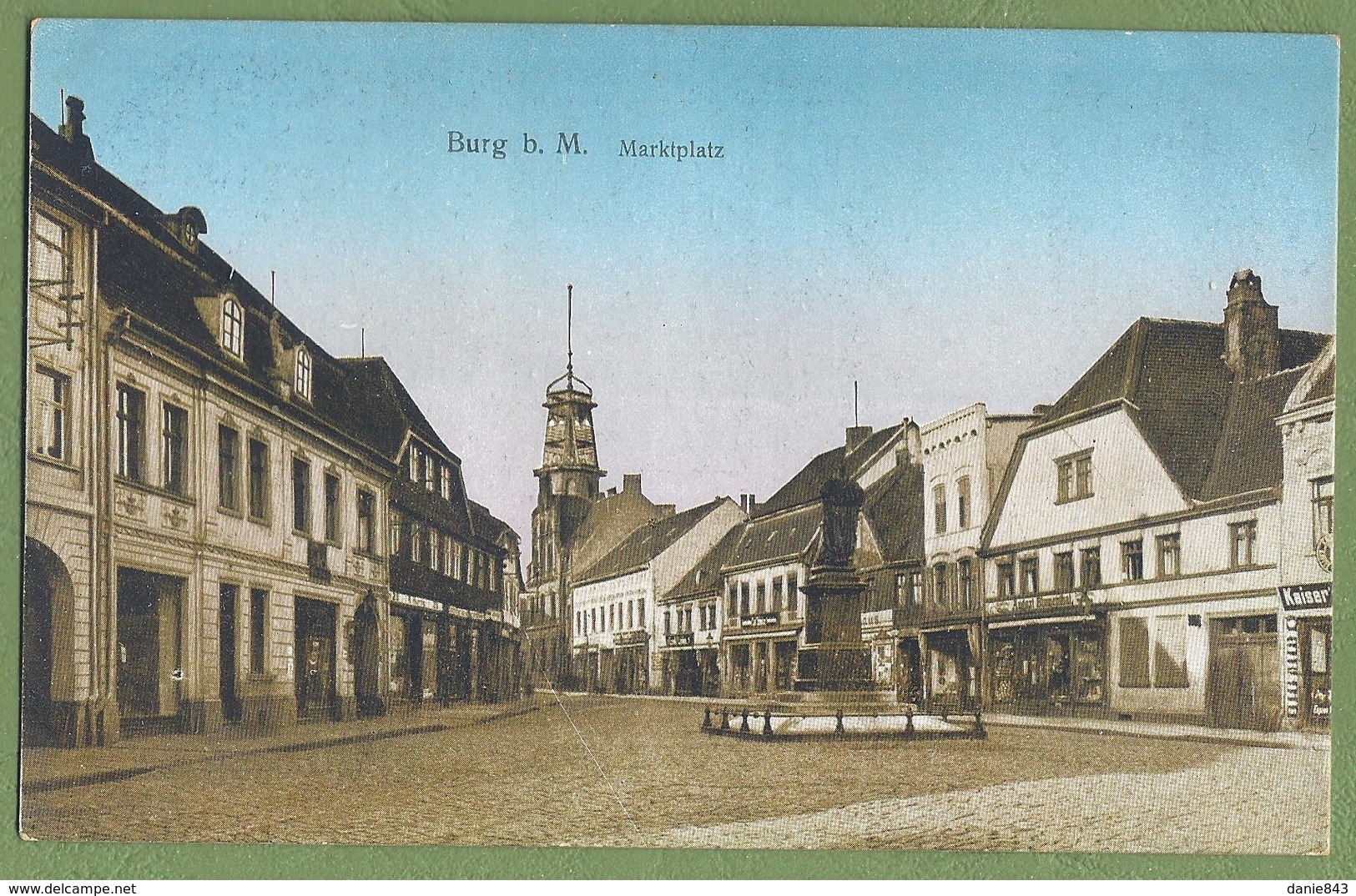 (ma) - CPA Couleur - ALLEMAGNE - BURG B. Magd. - MARKTPLATZ - Karl Braun & Co /29659 - Burg