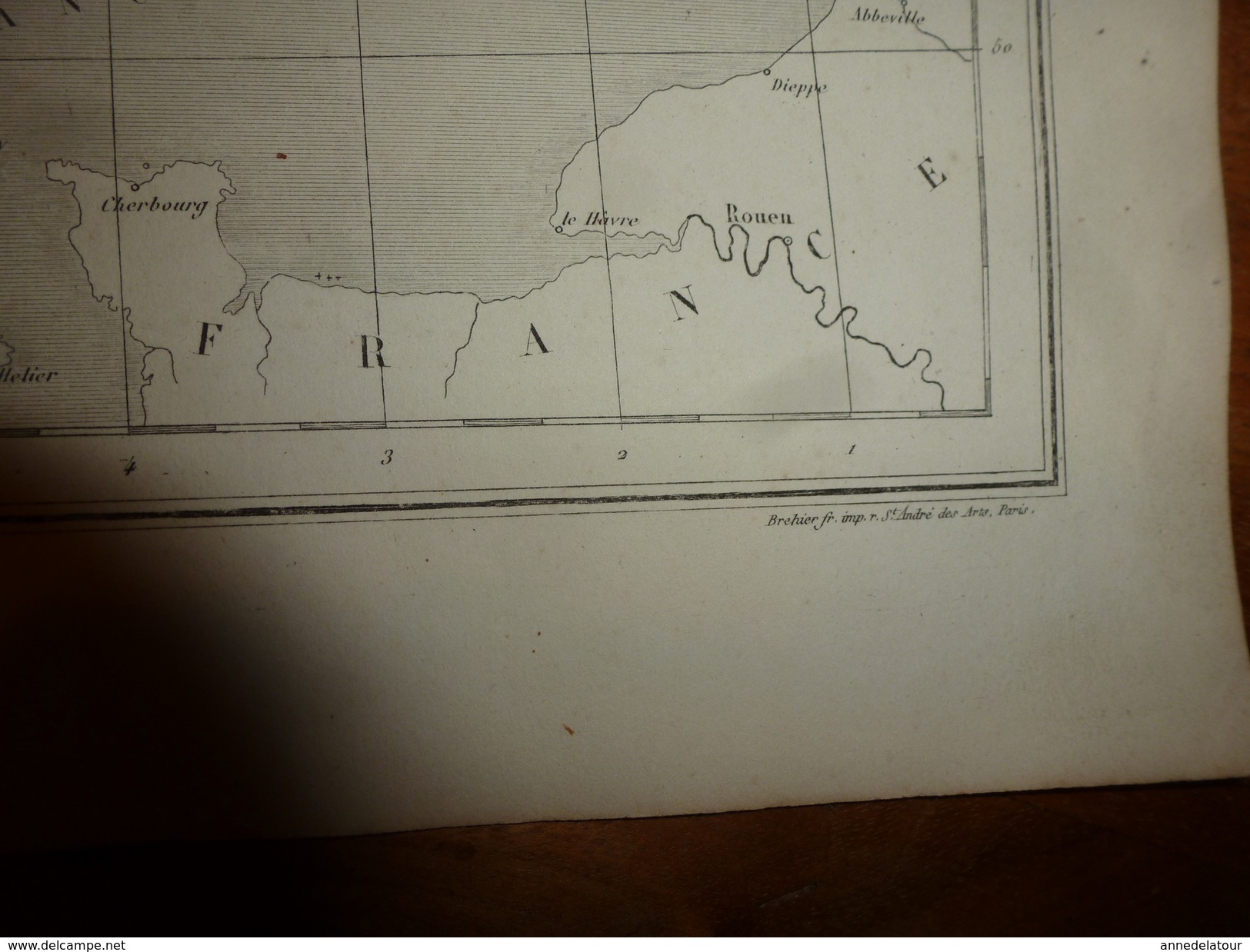 1861 Carte Géographique Physique Et Politique Des ILES BRITANNIQUES (Great-Britain)  ;par Drioux-Leroy; Gravure Jenotte - Geographical Maps