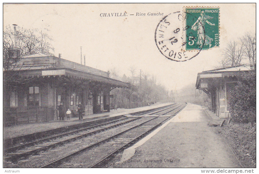 Cpa-92-chaville--gare-rive Gauche--edi Caillet - Chaville