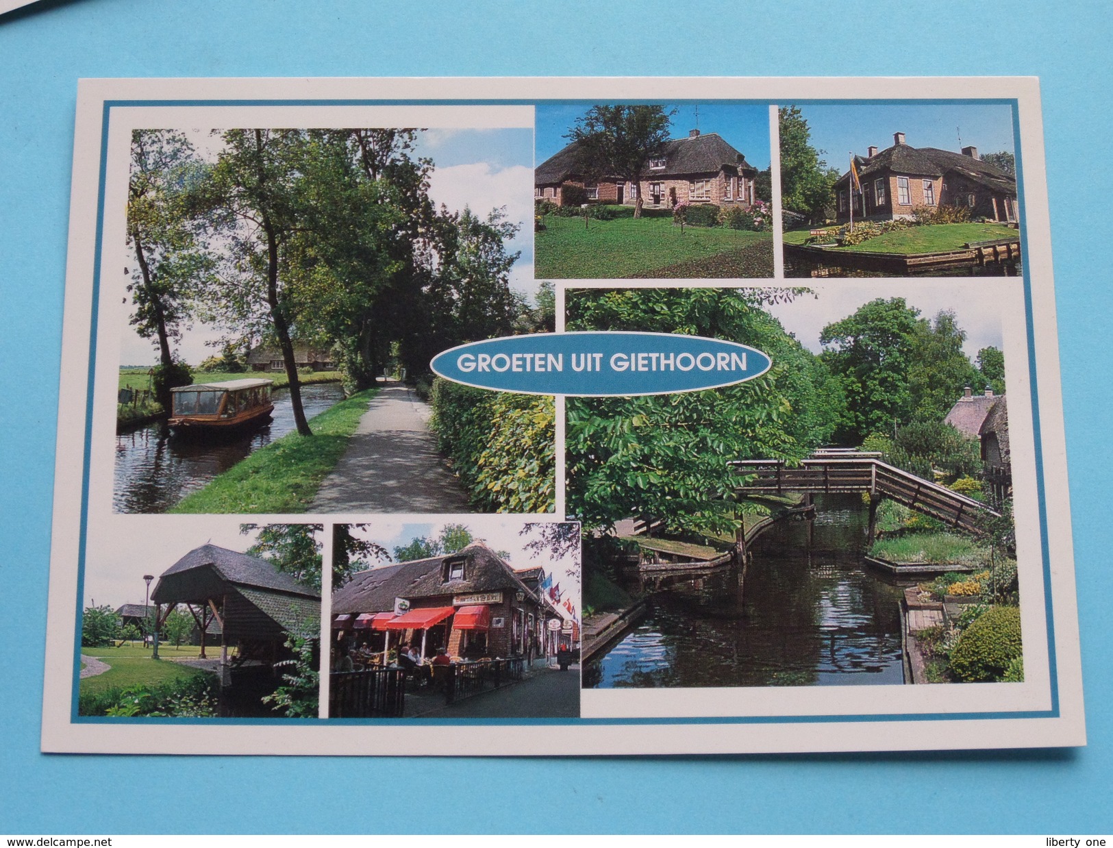 10 Verschillende Ansichten GIETHOORN ( Van Leer's ) Anno 19?? ( Zie Foto Details ) !! - Giethoorn