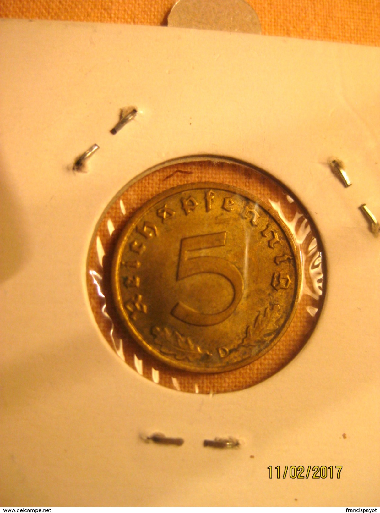 5 Pfennig 1937 D - 5 Reichspfennig