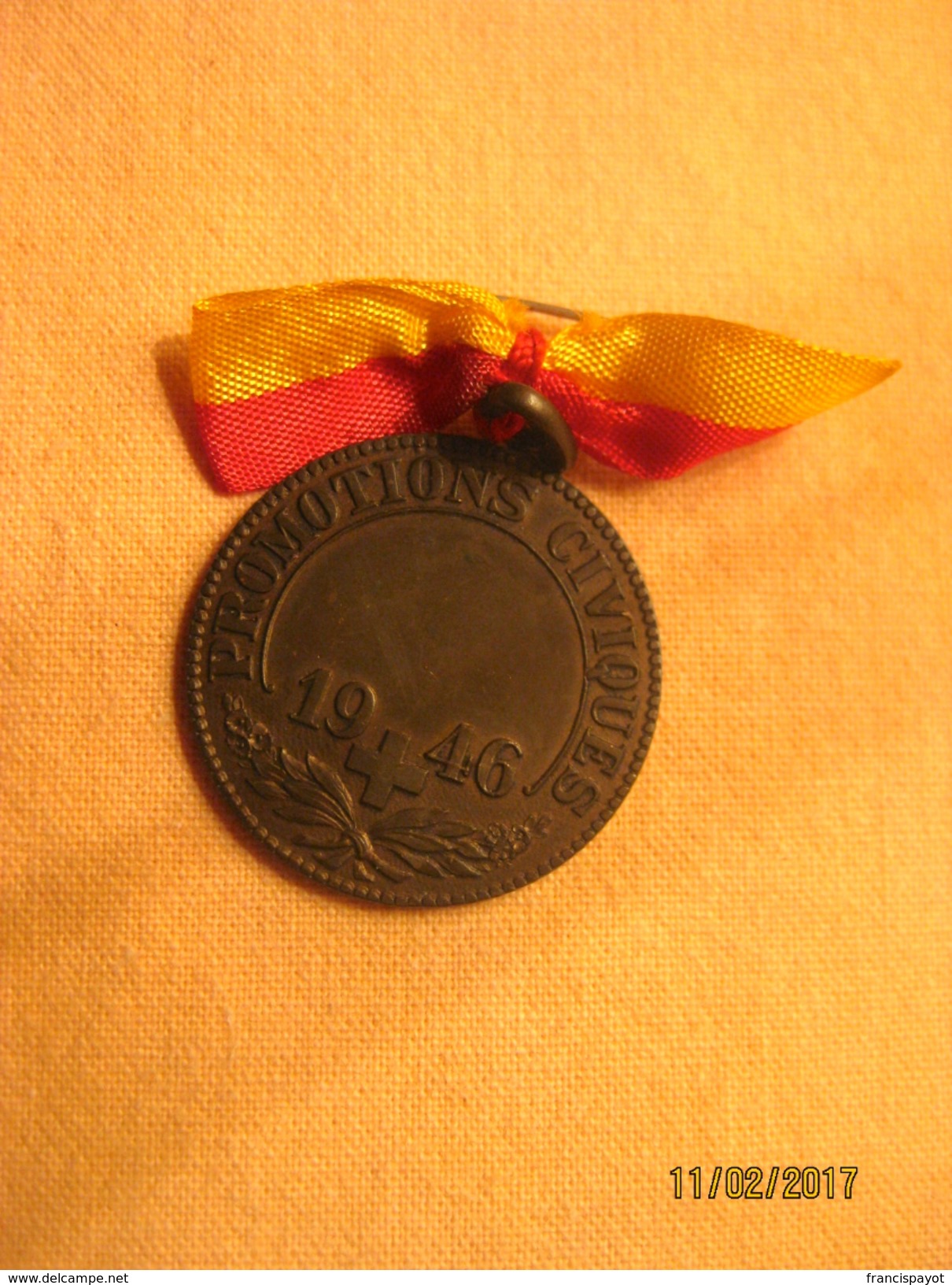 Suisse: Médaille Promotion Civique, Genève 1946 - Non Classés