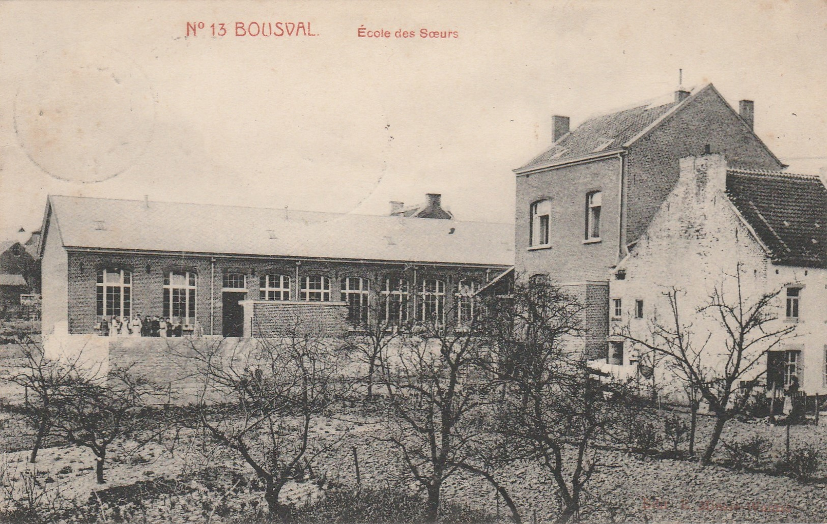 Bousval , école Des Soeurs , N° 13 - Genappe