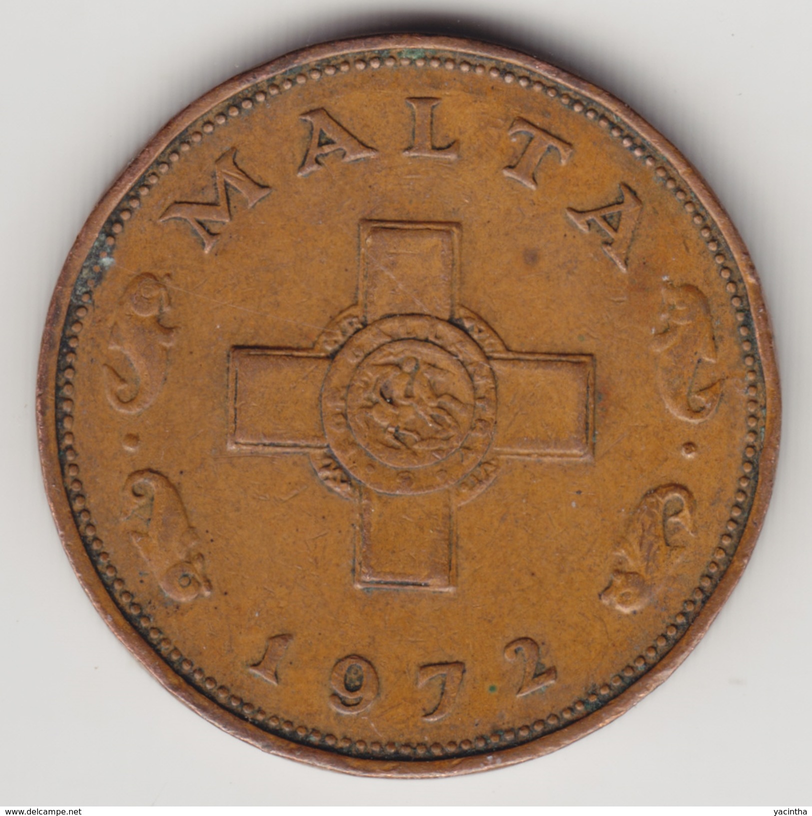 @Y@      Malta  1 Cent  1972    (4624) - Malta