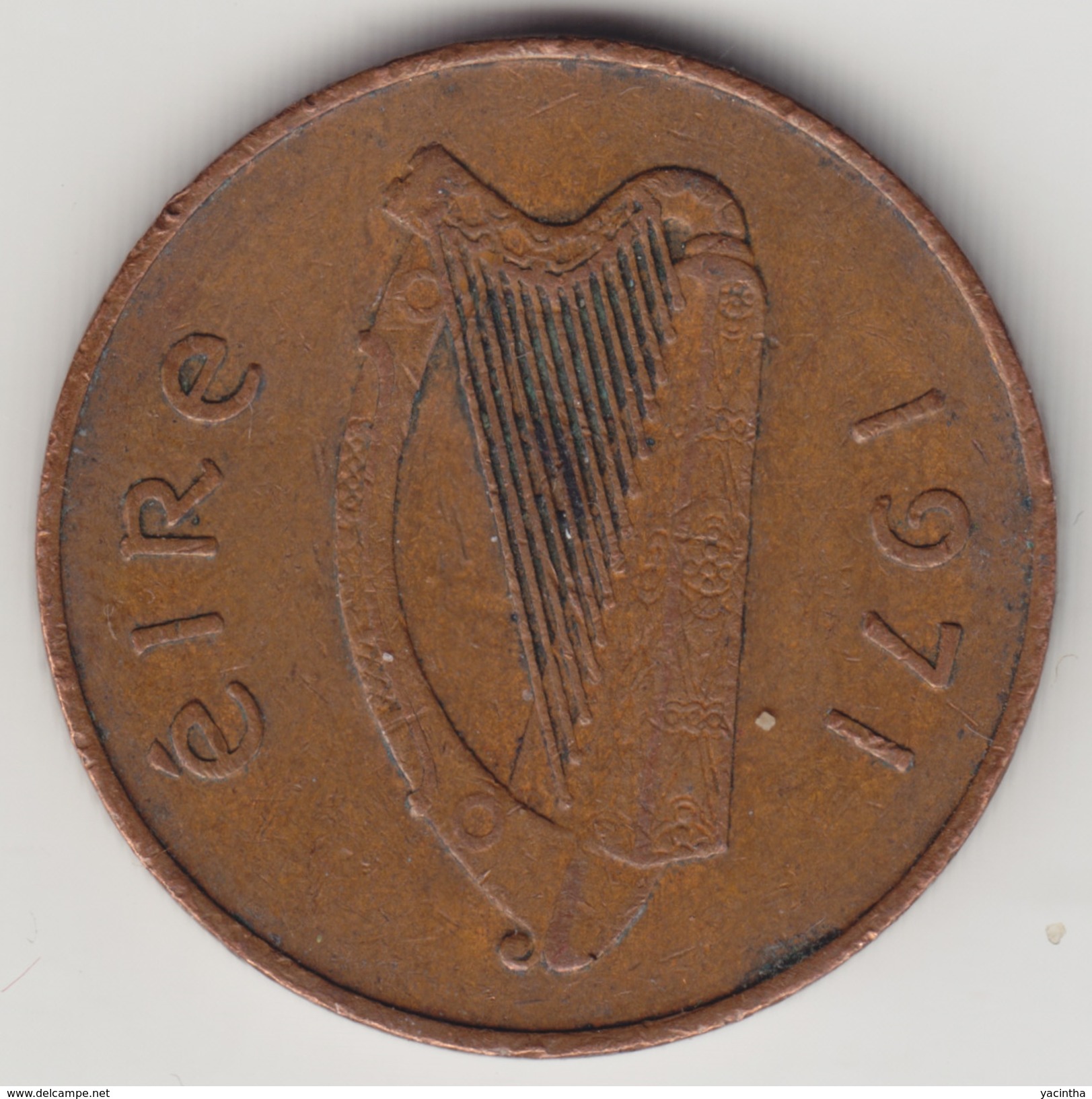 @Y@     Ierland   2 Penny  1971     (4629) - Irlanda