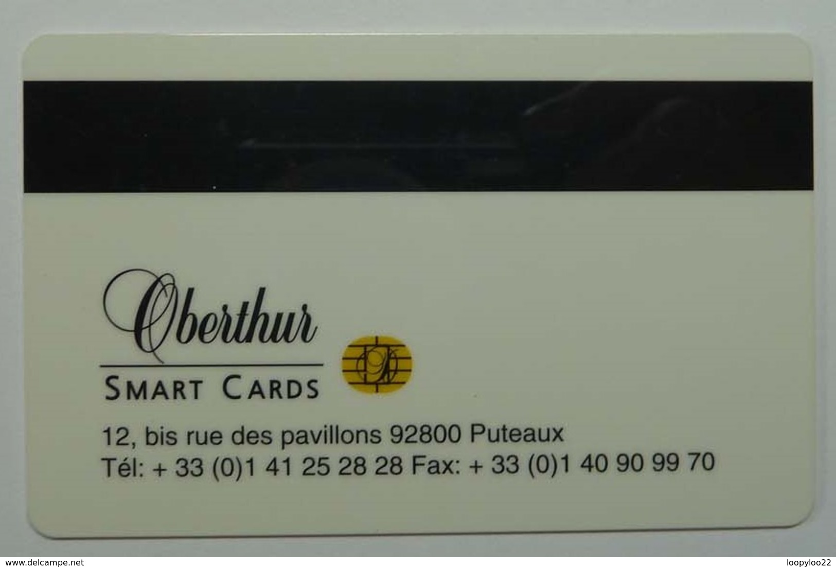 FRANCE - CP8 Oberthur - Large Chip - Smart Card Demo - Otros & Sin Clasificación