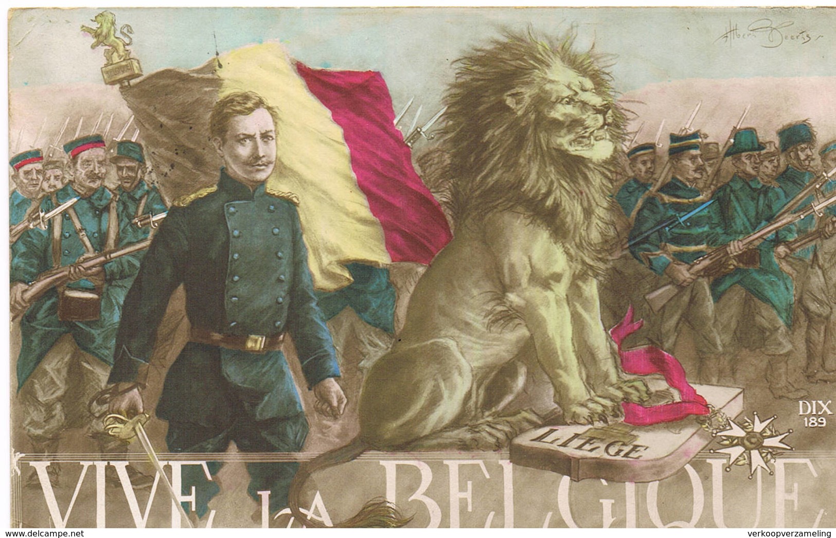 324 Vive La Belgique - War 1914-18