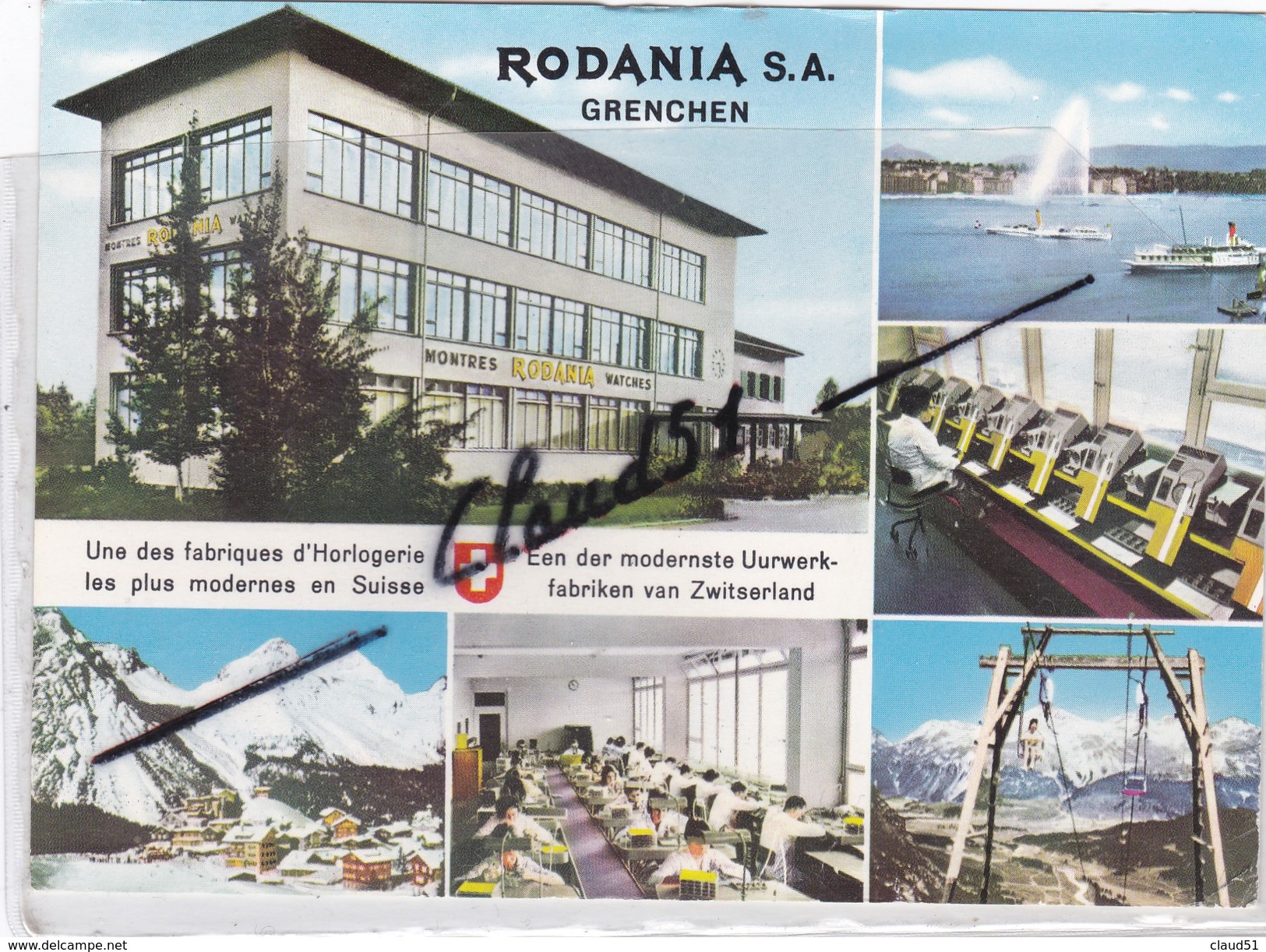 Suisse: RODANIA S.A. -GRENCHEN .Une Des Fabriques D'Horlogie Les Plus Moderne De Suisse - Other & Unclassified