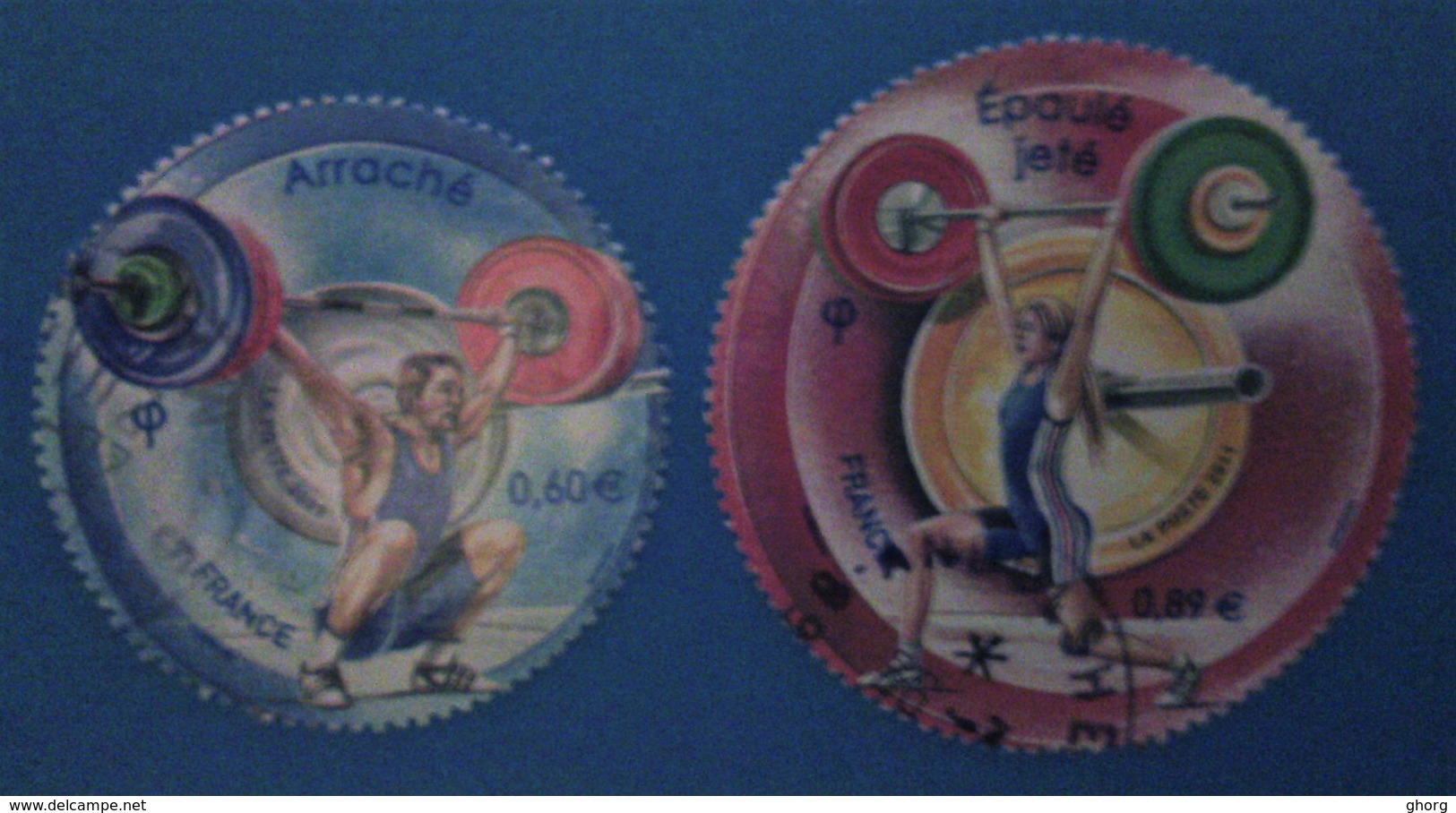 France 2011 :  Championnats Du Monde D´haltérophilie à Paris N° 4598 à 4599 Oblitéré - Used Stamps