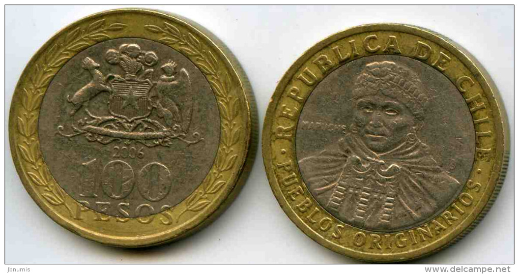 Chili Chile 100 Pesos 2006 KM 236 - Chile