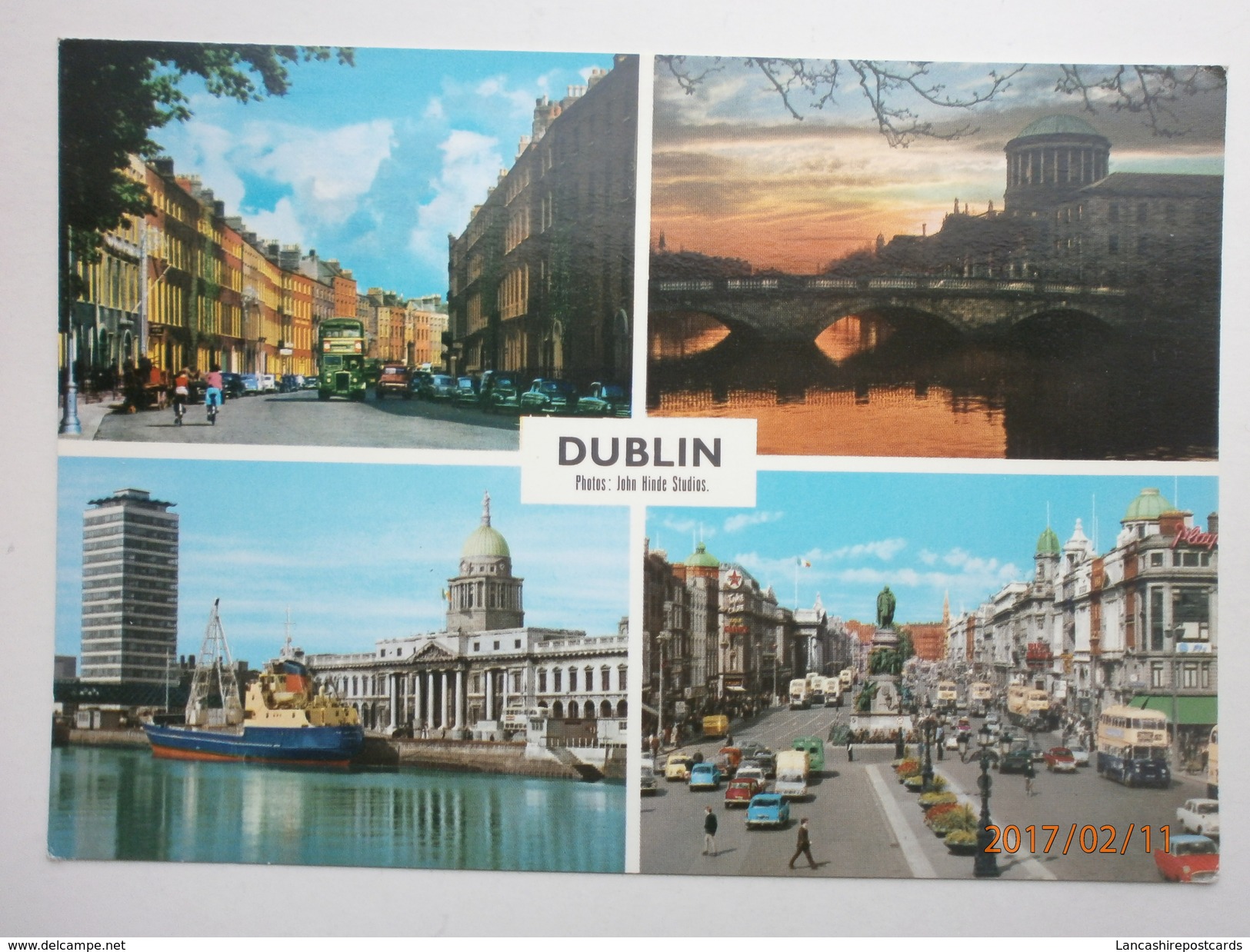 Postcard Dublin Multiview Ireland My Ref B2395 - Dublin