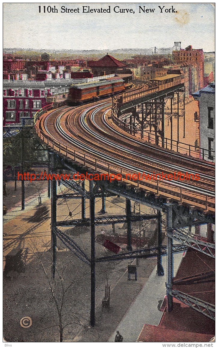 110th Street Elevated Curve New York - Autres & Non Classés