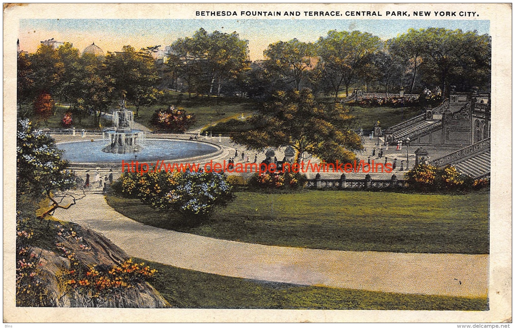 1920 Bethesda Fountain And Terrace Central Park New York - Autres & Non Classés