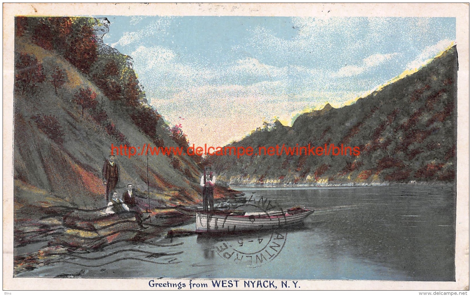 1919 Greetings From West Nyack/ New York - Autres & Non Classés