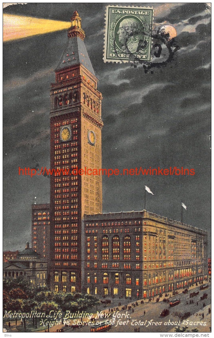 1909 Metropolitan Life Building New York - Autres & Non Classés