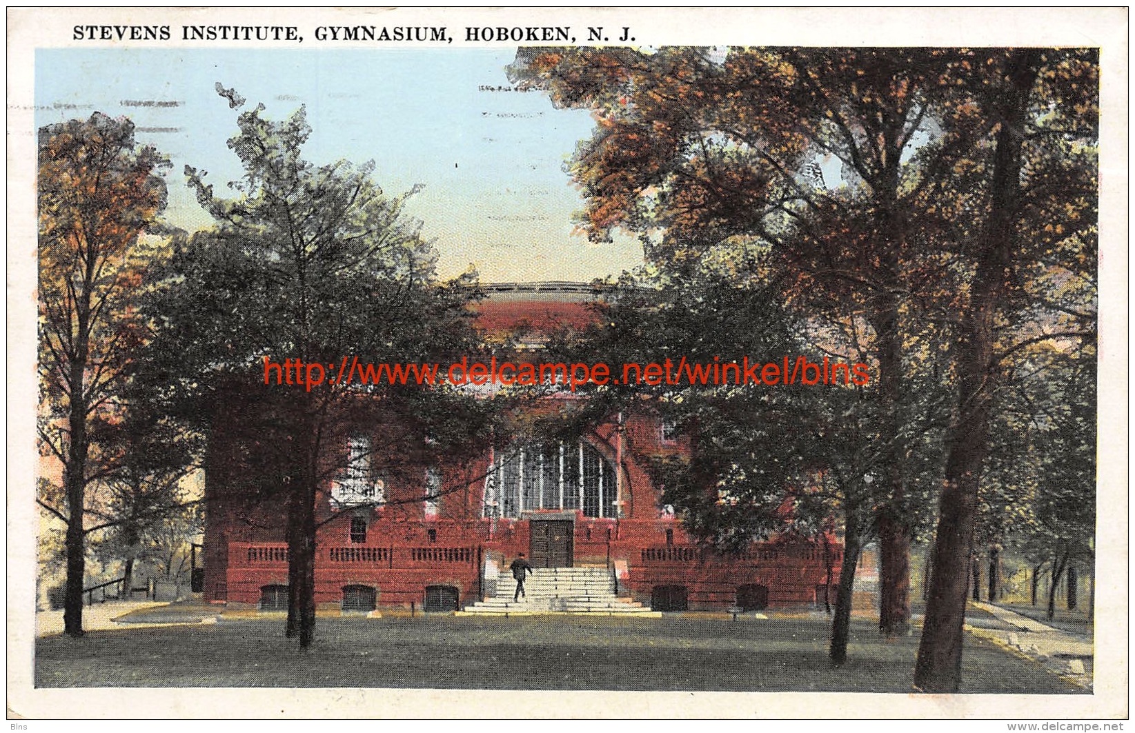 1921 Stevens Institute Gymnasium Hoboken New Jersey - Autres & Non Classés