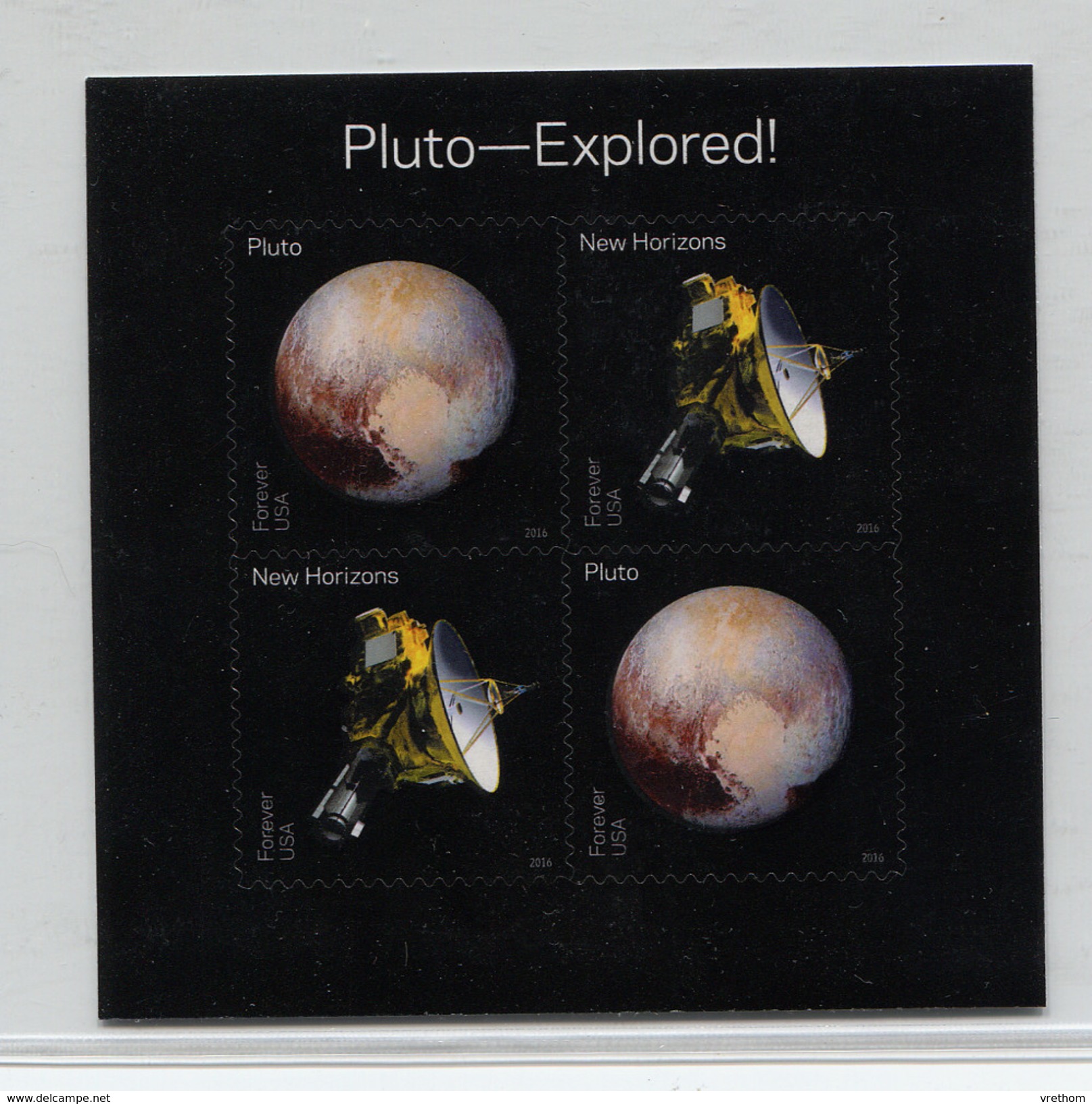 USA, 2016,  Space, New Horizons, Pluto - North  America
