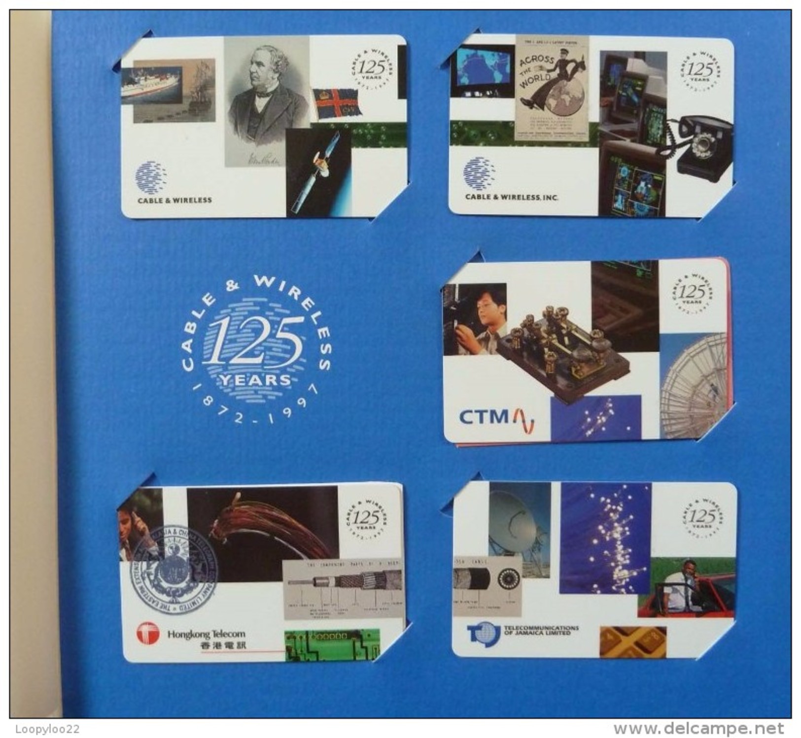 Macau - Cable & Wireless - Jointed Issue By Macau, Hong Kong, Jamaica, USA & UK - 125 Years - Mint Sealed In Folder - Macao