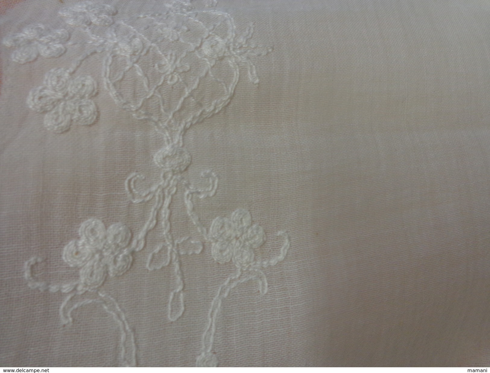 1 Rideau  220 X 60 Cm Couleur Ecru- Belle Decoration Broderie-cornely - Drapery