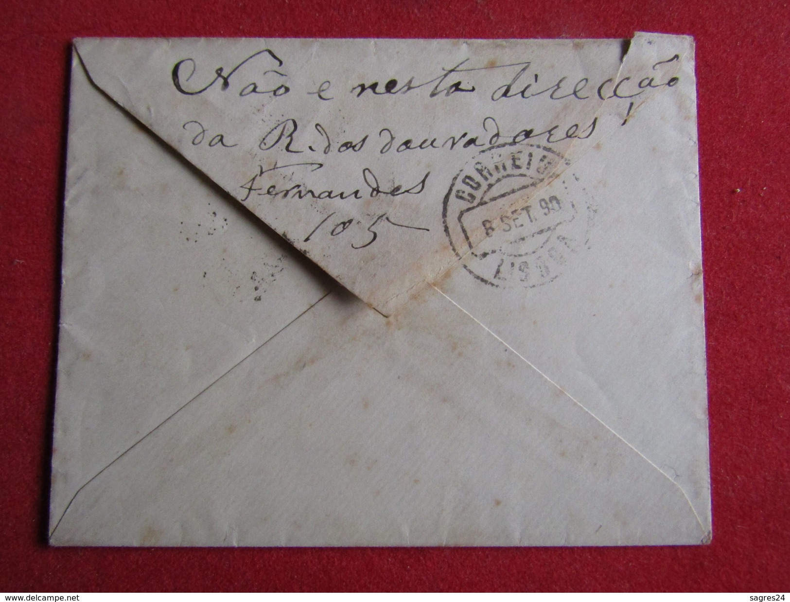 Portugal - D.Luiz I - 25 Reis Sobre Carta Carimbo De Borba 1890 - Sur Lettre - Afinsa 63 - Briefe U. Dokumente
