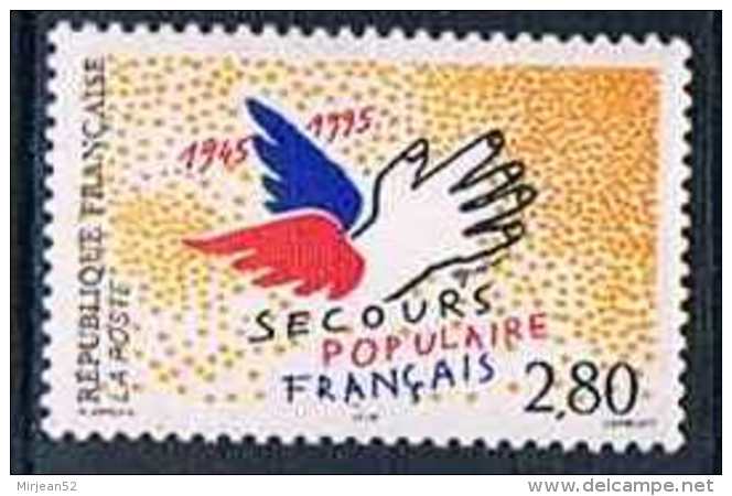 France 1995 Yt N°2947 MNH ** Secours Populaire - Neufs