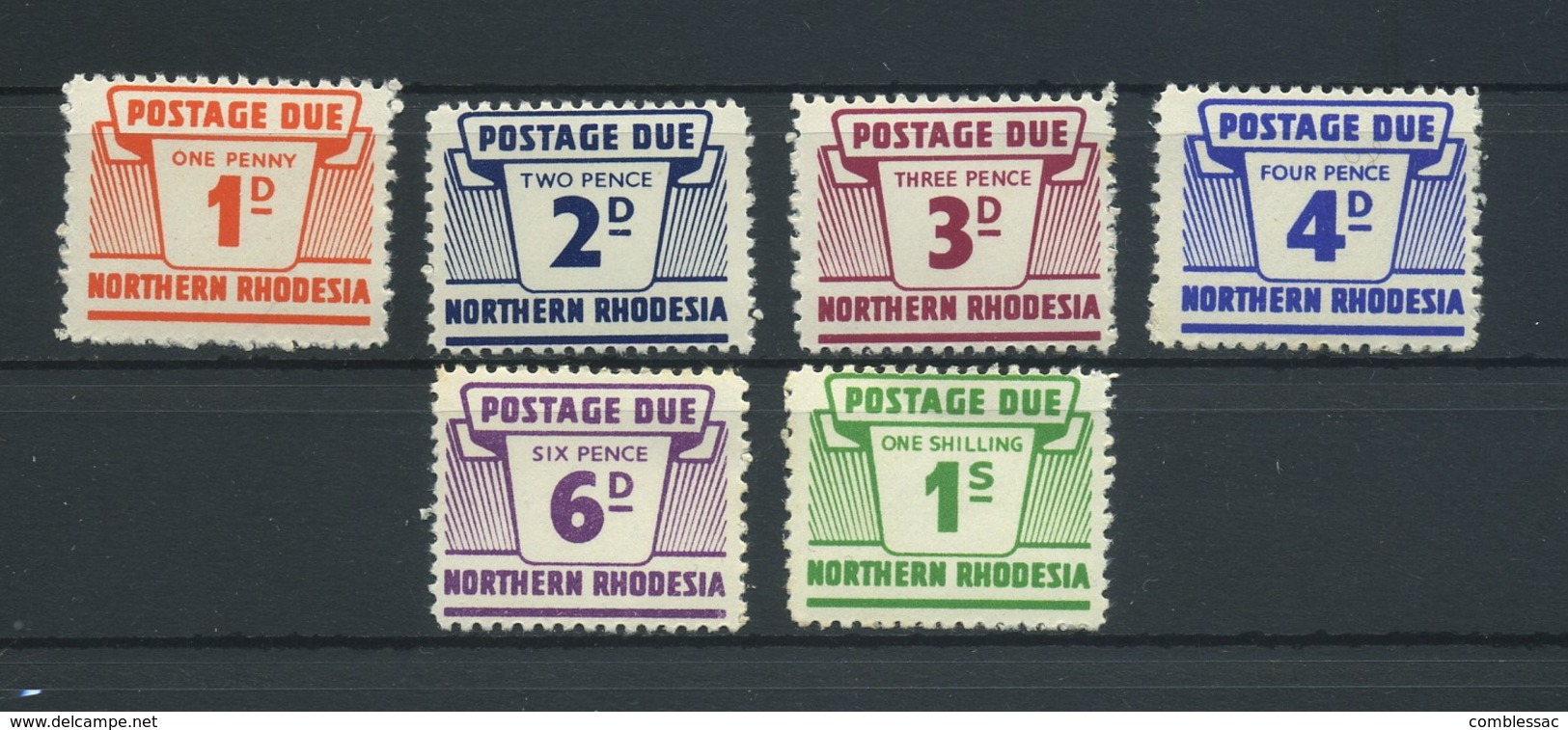 NORTHERN  RHODESIA    1963    Postage  Due   Set  Of  6    MNH - Northern Rhodesia (...-1963)