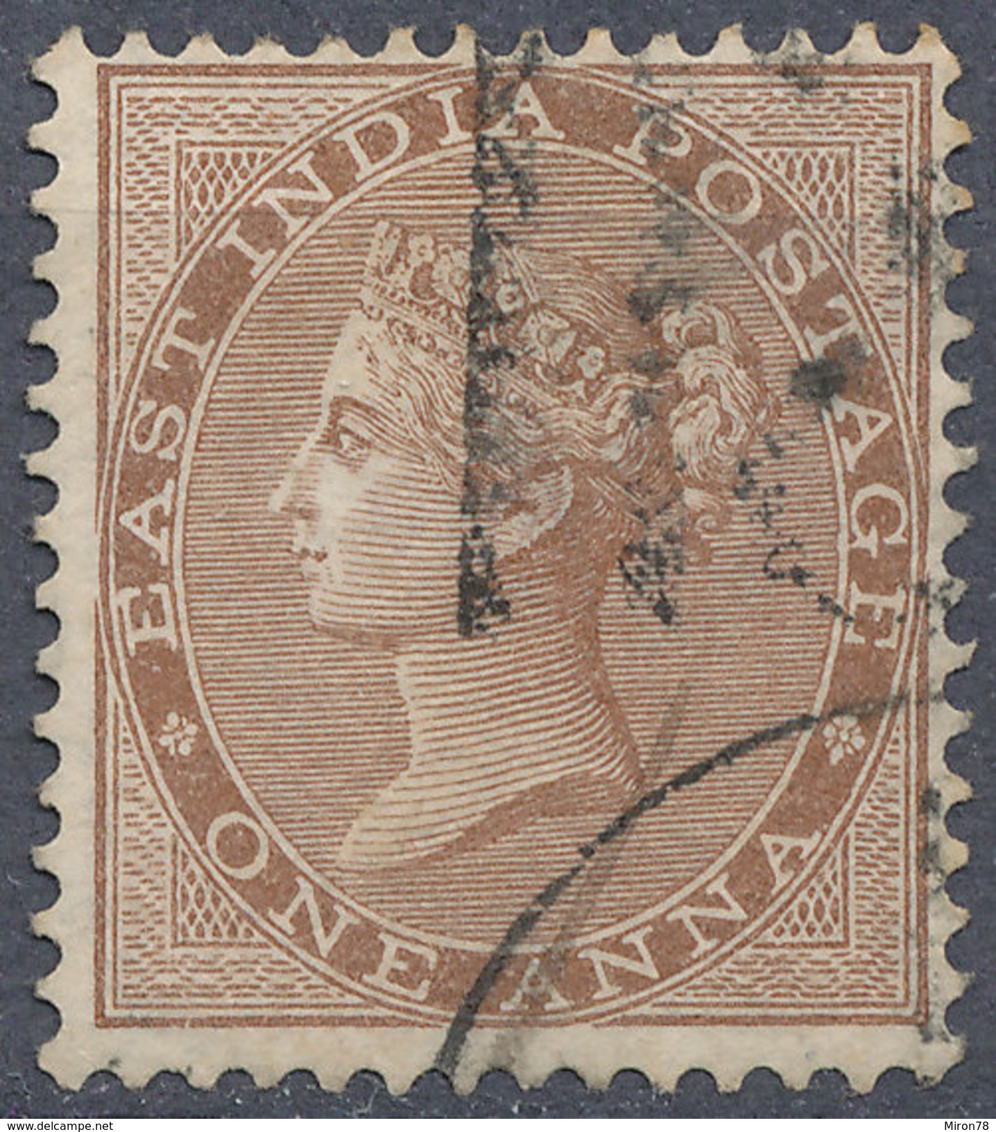 Stamp   India  Queen Victoria 1a Used Lot#22 - 1852 Provincie Sind