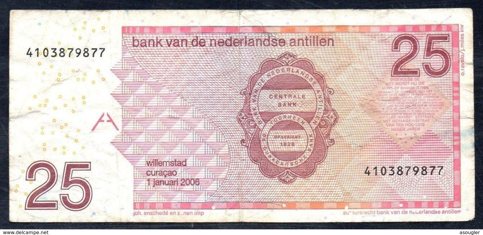 Netherlands Antilles 25 Gulden 2006 F P-29d - Sonstige – Amerika